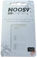 Utángyártott 3974 Noosy nano sim és micro sim adapter (3db) kép