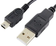 Utángyártott 44879 Adatkábel, miniusb, 1 m, fekete kép