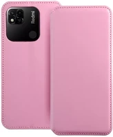 Utángyártott 74112 Dual pocket xiaomi redmi 10a, flip tok, rózsaszín kép