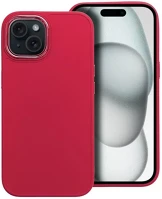 Utángyártott 96304 Frame iphone 15 közepesen ütésálló tok kameravédő kerettel, magenta kép