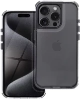 Utángyártott 99830 Matrix apple iphone 15 pro hátlap tok kameravédő peremmel, fekete kép