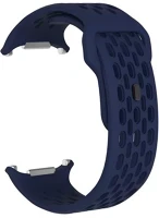 Utángyártott CEL-STRAPPWATCH7U-BL Samsung galaxy watch ultra lyukacsos mágneses szilikon óraszíj, 24mm, kék kép