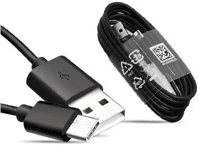 Utángyártott EP-DR140ABE USB usb-c töltő- és adatkábel, fekete, 0,8m, eco csomagolásban kép