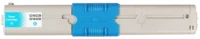 Utángyártott OKIC310CYFUWBT Oki c310/510/mc361 toner cyan 2.000 oldal kapacitás white box kép