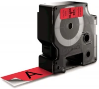 Utángyártott S0720970 Dymo d1 d53717 24mm x 7m piros-fekete #s0720970 kép