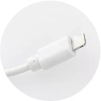 Utángyártott SOP101304 Blue star hálózati töltő adapter usb-a + lightning kábel, 1a, 5w, fehér kép
