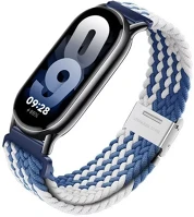 Utángyártott SOP103246 Forcell f-design fx5 xiaomi mi band 8 szíj, kék/fehér kép