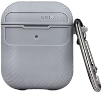 Utángyártott SOP104002 Carbon airpods 4 anc tok, szürke kép
