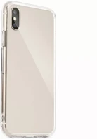Utángyártott SP114802 Apple iphone 11, szilikon védőkeret, üveg hátlap, glass case, átlátszó kép
