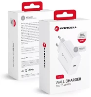 Utángyártott TFK-TC-25WPD usb-c töltő adapter, pd, qc4.0, 3a, 25w, fehér kép