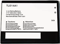 Utángyártott TLI014A1 Alcatel ot 4010 kompatibilis akkumulátor 1400mah, oem jellegű kép