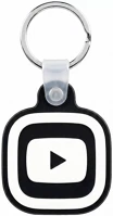 Utángyártott TS15652 Közösségi média kulcstartó, nfc chippel, youtube logóval, nfc keychain kép