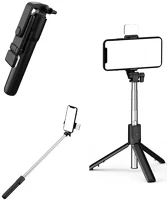 Utángyártott ZONETS7717 Prémium selfie bot, 19 - 70 cm, forgatható, exponáló gombbal, bluetooth kép