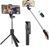 Utángyártott ZONETS7722 Prémium selfie bot, 19 - 70 cm, forgatható, exponáló gombbal, bluetooth kép