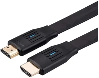 Value 11.99.5906-20 Kábel hdmi 2.1 hdmi - hdmi, flat kábel, 8k@60hz, ethernet m/m,  1m, fekete kép