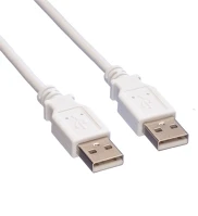Value 11.99.8909-50 Kábel usb 2.0, a - a, m/m, fehér, 0,8m kép