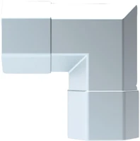 Value 17.99.1332-50 Kábeltakaró sarok elem, 50x26mm; szürke kép