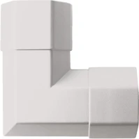Value 17.99.1333-50 Kábeltakaró sarok elem, 50x26mm; fehér kép