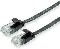 Value 21.99.0823-40 Patch kábel utp cat6a lapos kivitel 3m, fekete kép