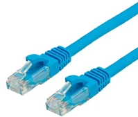 Value 21.99.1034-200 Patch kábel utp cat6 lsoh, kihúzás gátló, 1m, kék kép