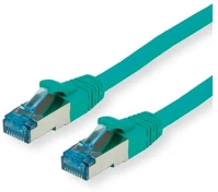 Value 21.99.1941-100 Patch kábel s/ftp, cat6a, 1m, zöld kép