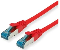Value 21.99.1991-100 Patch kábel s/ftp, cat6a, 1,5m, piros kép