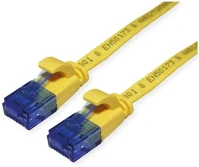 Value 21.99.2030-40 Patch kábel utp cat6a lapos kivitel, 0,5m, sárga kép