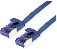 Value 21.99.2151-40 Patch kábel ftp cat6a lapos kivitel 1m, kék kép