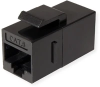 Value 21.99.3003-20 Toldó, coupler utp rj45 cat6 8p8c, fekete kép