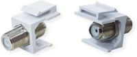 Value 25.99.8214-20 Keystone betét, koax, bnc, f-type, szürke kép