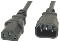 Value C14 -> C13 M/F C14 -> c13 m/f tápkábel 3m fekete kép