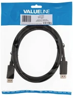 Valueline VLCP37010B20 Displayport m - displayport m 2m adapterkábel fekete kép