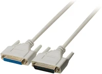 Valueline VLCP52110I100 Soros Kábel D-SUB 25-Pólusú Dugasz - D-SUB 25-Pólusú Aljzat 10.0 m kép