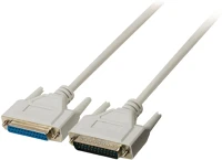 Valueline VLCP52110I30 Soros Kábel D-SUB 25-Pólusú Dugasz - D-SUB 25-Pólusú Aljzat 3.00 m kép