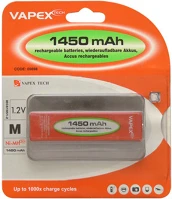 Vapex 1.2V 1450MAH M méretű  nimh akkumulátor  1.2v  1450mah kép