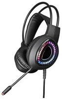 Varr VH8010 Gaming fejhallgató , rgb, mikrofonos, gamer, fekete - kép