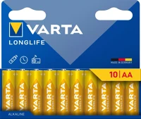 Varta 04106101761 Aa alkáli elem 10db/csomag kép