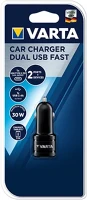 Varta 21.00676 Adapter autós  car charger dual usb -a/usb-c 12v kép