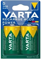 Varta 21.01891 Akkumulátor góliát  recharge accu power d 2x3000 mah kép