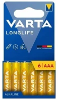 Varta 25147203 Longlife tartós elem (aaa, r3, 1.5v, alkáli) 6db/csomag kép