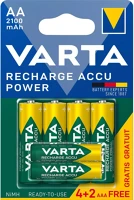 Varta AA 1.2 V 2100 MAH 4X AA + 2X AAA 800 MAH Nimh aa 1.2 v 2100 mah 4x aa + 2x aaa 800 mah kép
