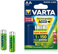 Varta AA NI-MH 2400 MAH Ready to use aa ni-mh 2400 mah ceruza akku (2db/csomag) kép