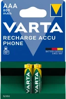 Varta AAA 1.2 V 750 MAH 2-BLISZTER Nimh akkumulátor aaa 1.2 v 750 mah 2-bliszter kép