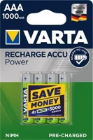 Varta COR_VAKU14 Tölthető elem, aaa mikro, 4x1000 mah, előtöltött,  