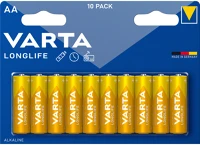 Varta LR06 Longlife aa elem 10db/bliszter kép