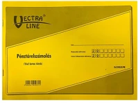 Vectra-line A/4 25X2 Nyomtatvány pénztárelszámolás  a/4 25x2 lapos fekvő kép