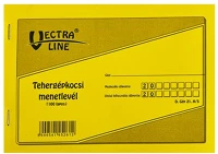 Vectra-line A/5 100 Nyomtatvány tehergépjármű menetlevél  a/5 100 lapos kép