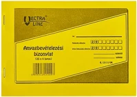 Vectra-line B12-111/V Nyomtatvány anyag bevételezési bizonylat  25x4 8 tételes kép