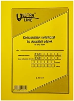 Vectra-line C3151-2/A Nyomtatvány egészségügyi nyilatkozat és vizsgálati adatok kép