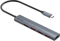 Vention 3.2 -&GT Usb-c 3.2 -> usb-a 3.2*4, hub kép